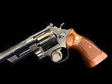 MINT, SMITH & WESSON 27-2 .357 MAGNUM 6” BLUED FULL TARGET PINNED & RECESSED WITH PRESENTATION BOX & TOOLS - Image 9 of 20