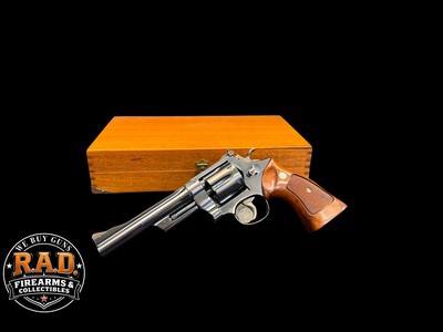 MINT, SMITH & WESSON 27-2 .357 MAGNUM 6” BLUED FULL TARGET PINNED & RECESSED WITH PRESENTATION BOX & TOOLS - Image 2 of 20