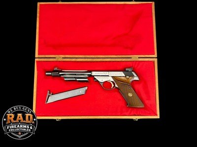 COLLECTOR CONDITION, HIGH STANDARD MODEL 104 SUPERMATIC TROPHY .22 LR W/PRESENTATION CASE - Image 1 of 18