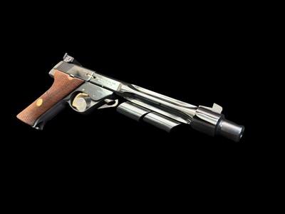 COLLECTOR CONDITION, HIGH STANDARD MODEL 104 SUPERMATIC TROPHY .22 LR W/PRESENTATION CASE - Image 12 of 18