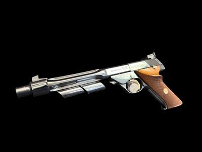 COLLECTOR CONDITION, HIGH STANDARD MODEL 104 SUPERMATIC TROPHY .22 LR W/PRESENTATION CASE - Image 3 of 18