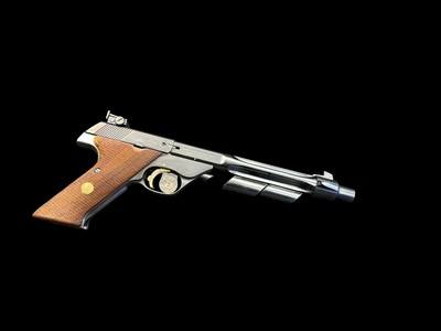 COLLECTOR CONDITION, HIGH STANDARD MODEL 104 SUPERMATIC TROPHY .22 LR W/PRESENTATION CASE - Image 13 of 18