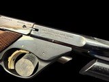 COLLECTOR CONDITION, HIGH STANDARD MODEL 104 SUPERMATIC TROPHY .22 LR W/PRESENTATION CASE - Image 15 of 18