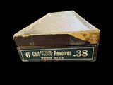 MINTY, 1932 COLT OFFICIAL POLICE .38 SPECIAL ORIGINAL BOX & PAPERWORK - Image 3 of 25