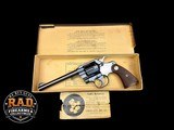 MINTY, 1932 COLT OFFICIAL POLICE .38 SPECIAL ORIGINAL BOX & PAPERWORK - Image 1 of 25