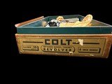 EXCELLENT, 1950 COLT OFFICER’S MODEL TARGET .38 SPECIAL ORIGINAL BOX & PAPERWORK - Image 2 of 21