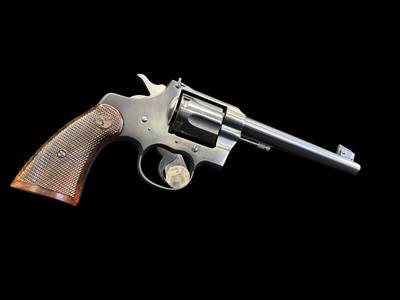 EXCELLENT, 1950 COLT OFFICER’S MODEL TARGET .38 SPECIAL ORIGINAL BOX & PAPERWORK - Image 17 of 21