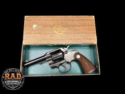 OUTSTANDING, LNIB, 1964 COLT OFFICIAL POLICE .38 SPECIAL WITH ORIGINAL BOX