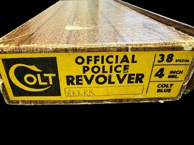 OUTSTANDING, LNIB, 1964 COLT OFFICIAL POLICE .38 SPECIAL WITH ORIGINAL BOX - Image 2 of 18