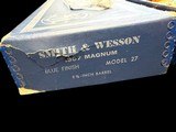EXCELLENT, SMITH & WESSON 27-2 .357 MAGNUM REVOLVER 8 3/8” BARREL ORIGINAL BOX, PAPERS, & TOOLS - Image 2 of 23