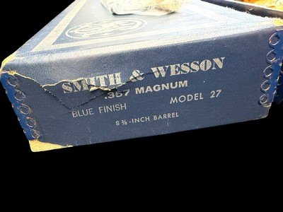 EXCELLENT, SMITH & WESSON 27-2 .357 MAGNUM REVOLVER 8 3/8” BARREL ORIGINAL BOX, PAPERS, & TOOLS - Image 2 of 23