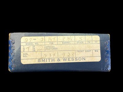 EXCELLENT, SMITH & WESSON 27-2 .357 MAGNUM REVOLVER 8 3/8” BARREL ORIGINAL BOX, PAPERS, & TOOLS - Image 3 of 23