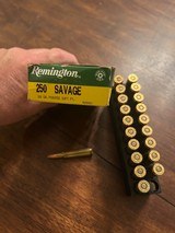 Remington 250 Savage ammo - 1 of 1 Remington 250 Savage ammo - 1 of 1