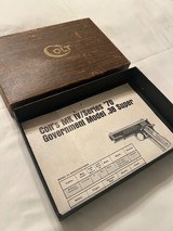 Colt ,38 MK IV Govt Model Box