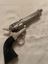 Colt SAA .38 Spl Nickel