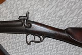 Well worn French pinfire double barreled shotgun - 7 of 12