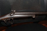Well worn French pinfire double barreled shotgun - 3 of 12