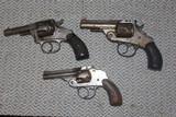 Iver Johnson and Hopkins & Allen pistols for sale in one lot. - 1 of 2