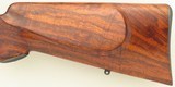 Al Biesen Winchester pre-64 Model 70 .338 Winchester Magnum, integral brake, outstanding walnut, trapdoor, 99 percent - 8 of 12