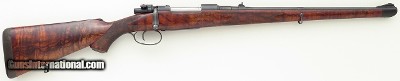 Jeffery 8x57, Mauser 98, full stock, banded, scalloped, exhibition Turkish, 6.6 pounds, fair bore, restored to 95%, layaway