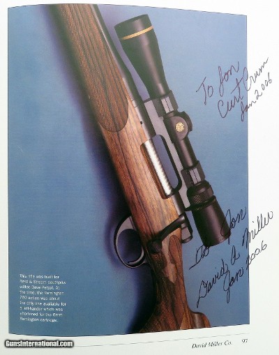 Left hand David Miller & Curt Crum custom 6mm Remington, gunwriter and book provenance, refined Model 700, 98%, layaway - Image 14 of 14