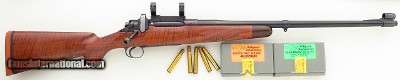 A-Square .425 Express, Remington Model 30 Express, banded, proper side mount, ammo, Timney, 1980s, 98%, layaway