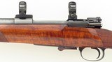 Rifle Ranch custom Mauser 98 .338 Winchester Magnum, 1973 gunwriter build, Hooper, checkered knob, Jaeger, great bore, 90%, layaway - 5 of 14