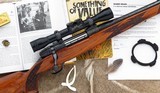 Harry Selby's Weatherby Mark V custom .300 Weatherby Magnum, Robert Ruark, 1967, lefty stock, engraved, personalized, direct provenance, 95%, layaway - 1 of 15