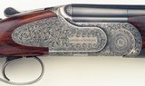 Anderson Wheeler 20 gauge, 30-inch, 3-inch, choke tubes, side plates, AAA walnut, engraved, 6.6 pounds, 14.1 LOP, 99%, case, layaway - 6 of 15