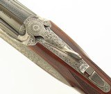 Anderson Wheeler 20 gauge, 30-inch, 3-inch, choke tubes, side plates, AAA walnut, engraved, 6.6 pounds, 14.1 LOP, 99%, case, layaway - 8 of 15