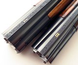 Famars Excalibur round body 28 / .410, 2007, 30-inch solid rib M/IM, Volpi & Marocchi engraving, 14.15 LOP, 98%, cased, layaway - 4 of 14