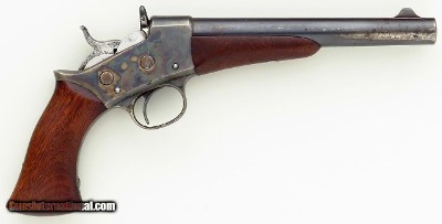 Remington 1871 Army Rolling Block .50 centerfire, 1871, matching serial 1511, sharp markings and cartouche, bright bore with viable rifling, 50% color