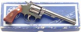 Smith & Wesson 35-1 .22 LR, 6-inch thin pinned, adjustable, flat latch, box, great bore, 90 percent, layaway - 1 of 12