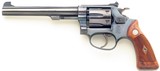 Smith & Wesson 35-1 .22 LR, 6-inch thin pinned, adjustable, flat latch, box, great bore, 90 percent, layaway - 2 of 12