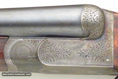Webley / Lebeau Courally 12, 2.75, 27.5 C/M, 15.2 LOP, restored metal, new wood - Image 6 of 13