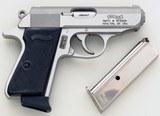 Walther PPK/S .380 ACP, stainless steel, 3,25-inch, decocker, two magazines, great trigger, case, 98 percent - 1 of 8