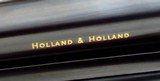 Holland & Holland Royal 12 gauge, 1926, two-barrel set, 15.25 LOP, 6.4 pounds, cased, trades, layaway - 9 of 12