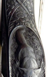 Custom Winchester 1885 .222 Remington, Al Biesen stock, Jaeger full coverage engraving, over 95 percent, layaway - 10 of 15