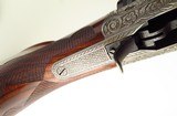 Custom Winchester 1885 .222 Remington, Al Biesen stock, Jaeger full coverage engraving, over 95 percent, layaway - 9 of 15