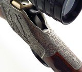 Custom Winchester 1885 .222 Remington, Al Biesen stock, Jaeger full coverage engraving, over 95 percent, layaway - 7 of 15