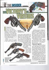 Smith & Wesson Victory .38 Special pair, featured in American Handgunner and video, Roy Huntington collection, layaway - 14 of 15