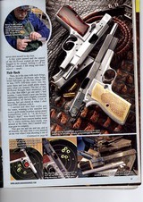 Outstanding pair of custom Browning Hi-Power 9mm pistols by Terry Tussey, American Handgunner cover, Roy Huntington collection, layaway - 13 of 15