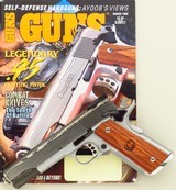 Terry Tussey custom Damascus 1911 .45 ACP, Guns Magazine cover/feature, 99 percent, provenance, Roy Huntington collection, layaway