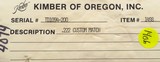Kimber of Oregon Model 84 Custom Match .222 Remington, box, bases, 99 percent, layaway - 12 of 12