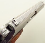 Walther PPK/S .380 ACP, Interarms, stainless steel, both wood and plastic grip sets, likely unfired, 99 percent - 3 of 7