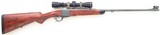 Dakota Model 10 .257 Roberts, engraved, color case, quarter rib, banded, Leupold, Talley, 6.6 pounds, 14.0 LOP, ammo, likely unfired, layaway - 1 of 15