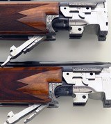 Browning Superposed Grade V 12 gauge, Funken 3x, Belgium, 1955, numbered barrel sets 26.5 and 30 inches, 15.25 LOP, cased, 98 percent, layaway - 15 of 15