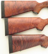 Three Winchester Custom Shop Model 70 rifles, 2004 limited edition, matching serials, North American Game, .270 WSM, 7mm WSM, .300 WSM, CRF, layaway - 7 of 10