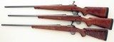 Three Winchester Custom Shop Model 70 rifles, 2004 limited edition, matching serials, North American Game, .270 WSM, 7mm WSM, .300 WSM, CRF, layaway - 2 of 10