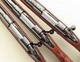 Three Winchester Custom Shop Model 70 rifles, 2004 limited edition, matching serials, North American Game, .270 WSM, 7mm WSM, .300 WSM, CRF, layaway - 3 of 10